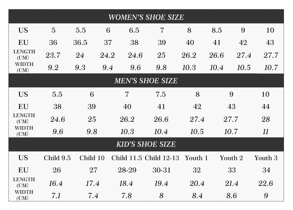 SizeChart