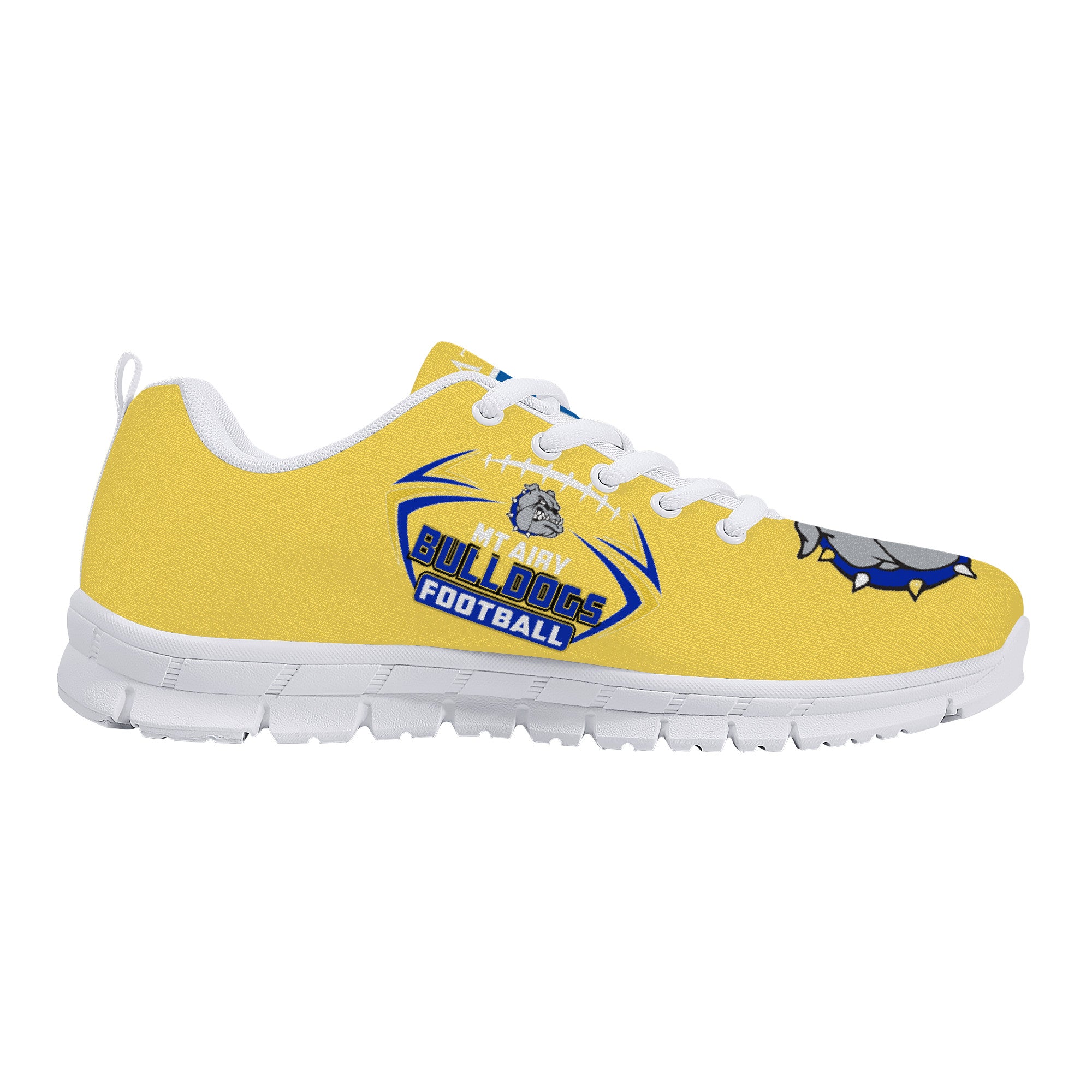 Bulldogs Football shoes by Philip S. | Low Tops Customized | Shoe Zero