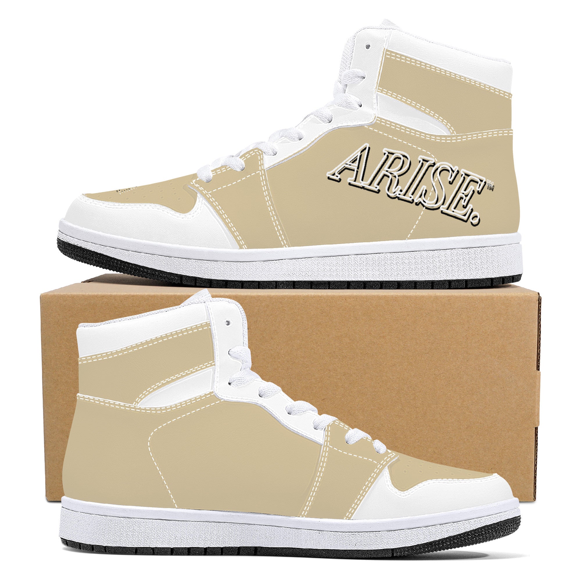 Arise - "Sandy" | Customized High Tops | Shoe Zero