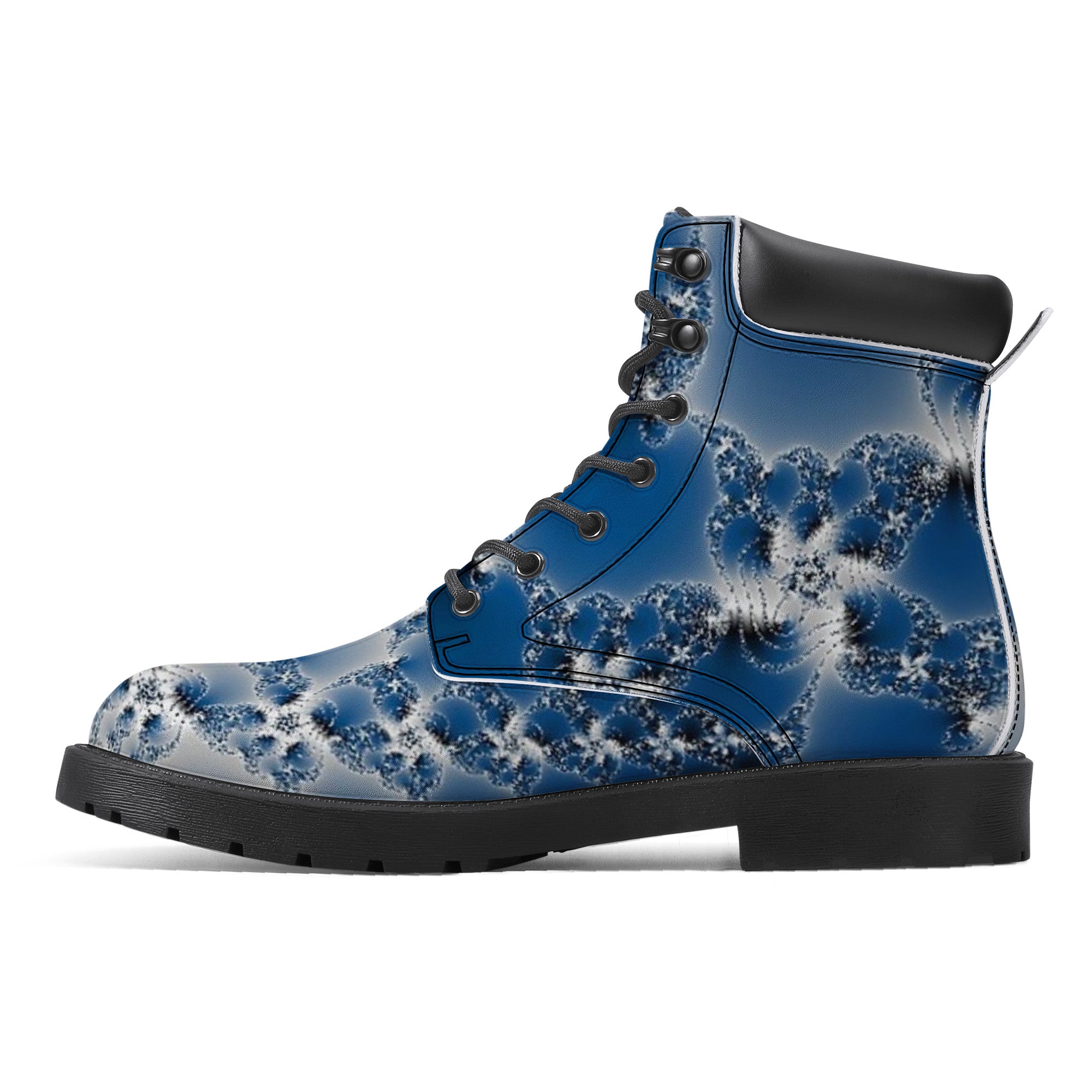 Blue "Snow Shoes" | Boots Customized | Shoe Zero